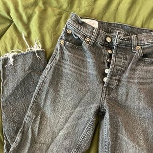 Gap black denim jeans